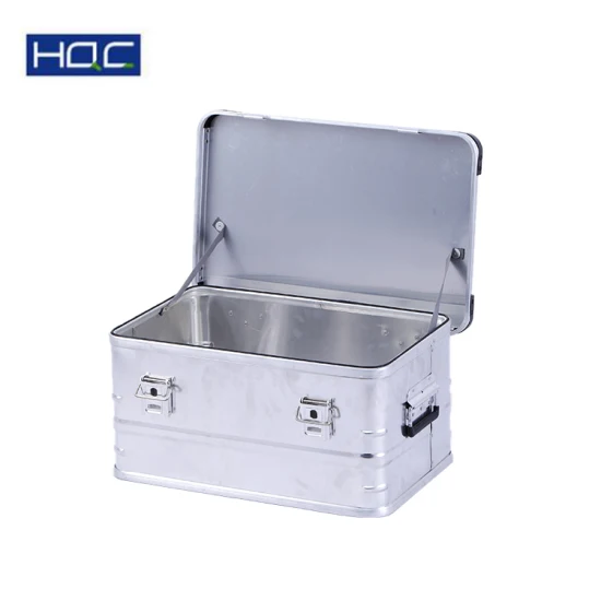 Boîte de rangement en aluminium personnalisée Boîte en aluminium avec doublure intérieure OEM